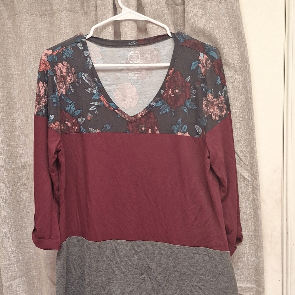Women's Colorblock 3/4 Length Sleeve
